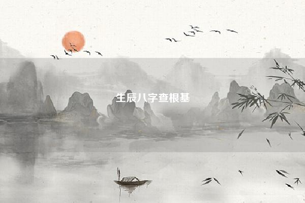 生辰八字查根基,生辰八字查花根 易学 第1张